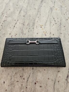 NWT ☆ Michael KORS Large Crocodile Embossed Wallet, Brand NEW!
